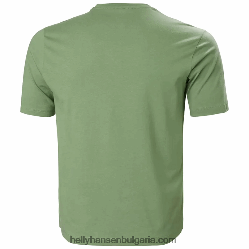 мъже f2f тениска от органичен памук 2.0 80V22D925 светло син Helly-Hansen