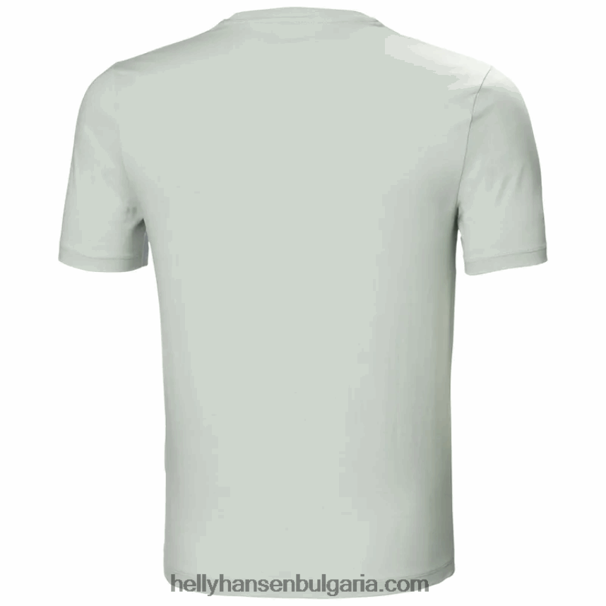мъже мъжка тениска f2f от органичен памук 80V22D888 бяло Helly-Hansen