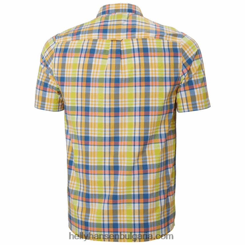 мъже мъжка бързосъхнеща риза с къс ръкав fjord 2.0 80V22D904 черен Helly-Hansen