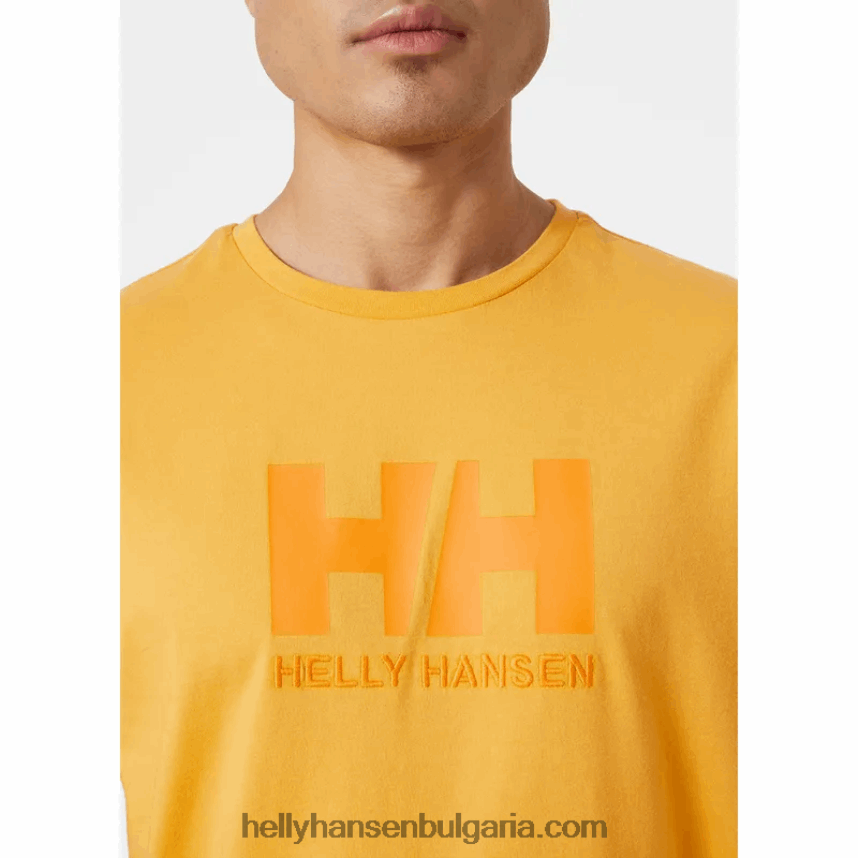 мъже мъжка тениска с лого hh 80V22D850 сняг Helly-Hansen