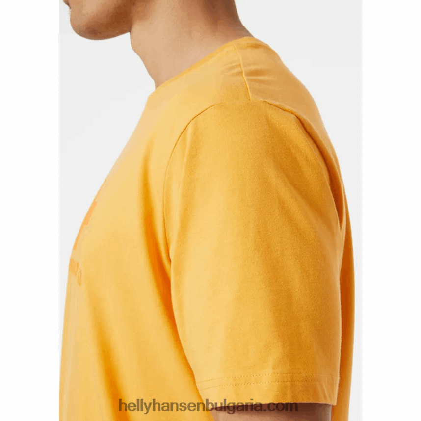мъже мъжка тениска с лого hh 80V22D850 сняг Helly-Hansen