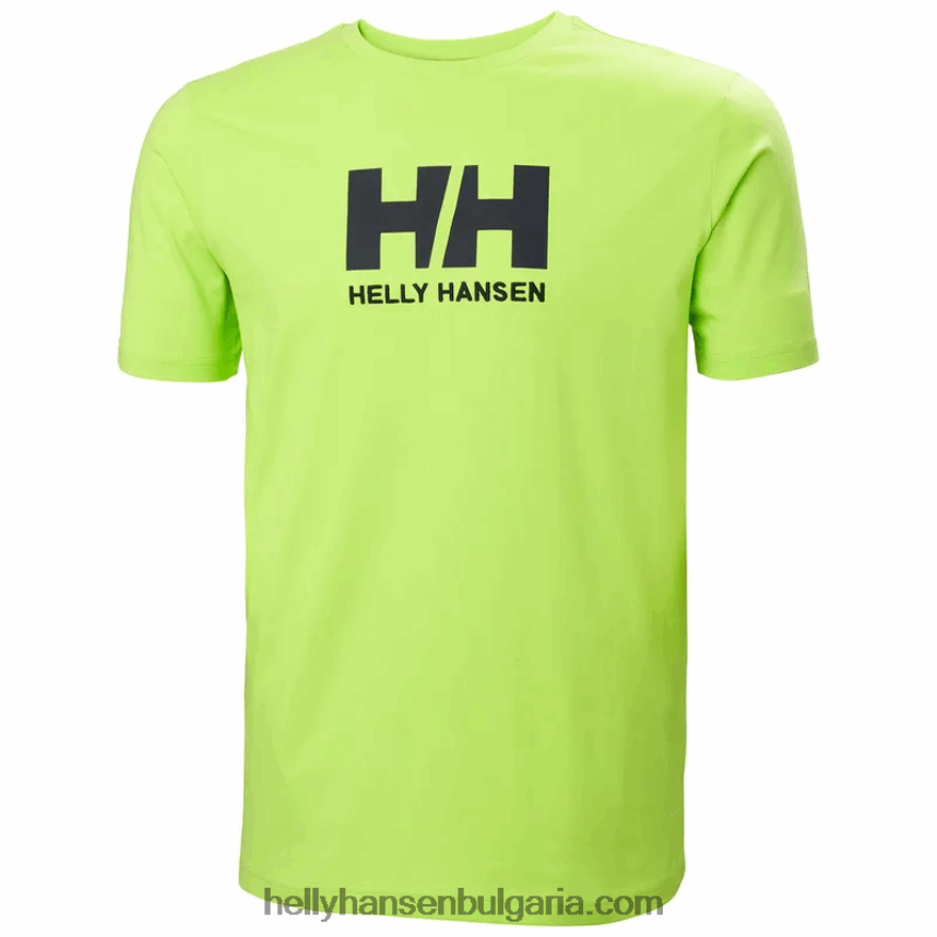 мъже мъжка тениска с лого hh 80V22D851 медовина Helly-Hansen