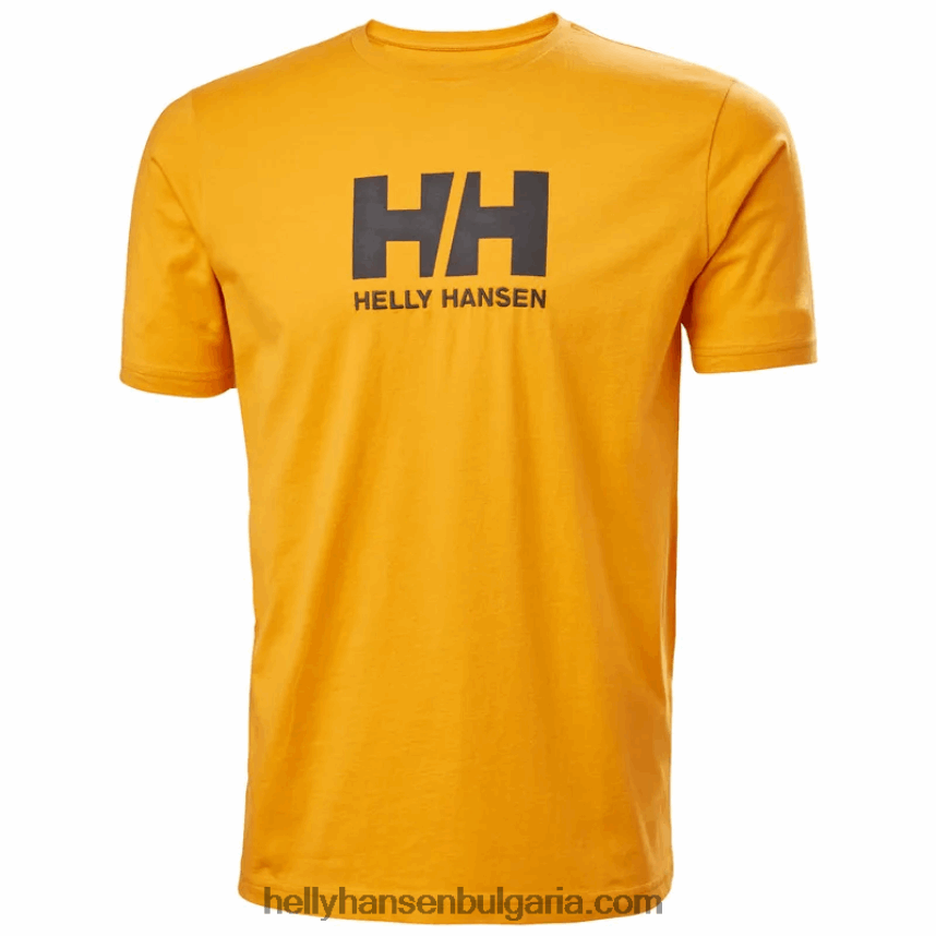 мъже мъжка тениска с лого hh 80V22D856 абанос мелан Helly-Hansen