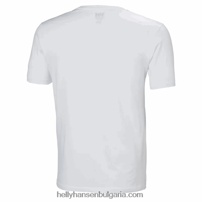 мъже мъжка тениска с лого hh 80V22D861 патрулен оран Helly-Hansen