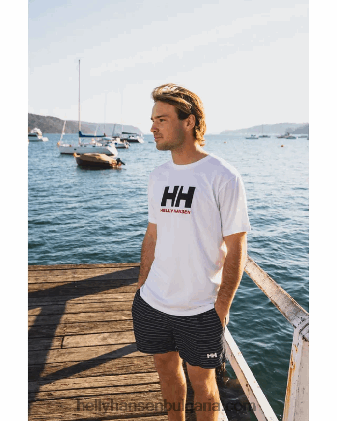 мъже мъжка тениска с лого hh 80V22D861 патрулен оран Helly-Hansen