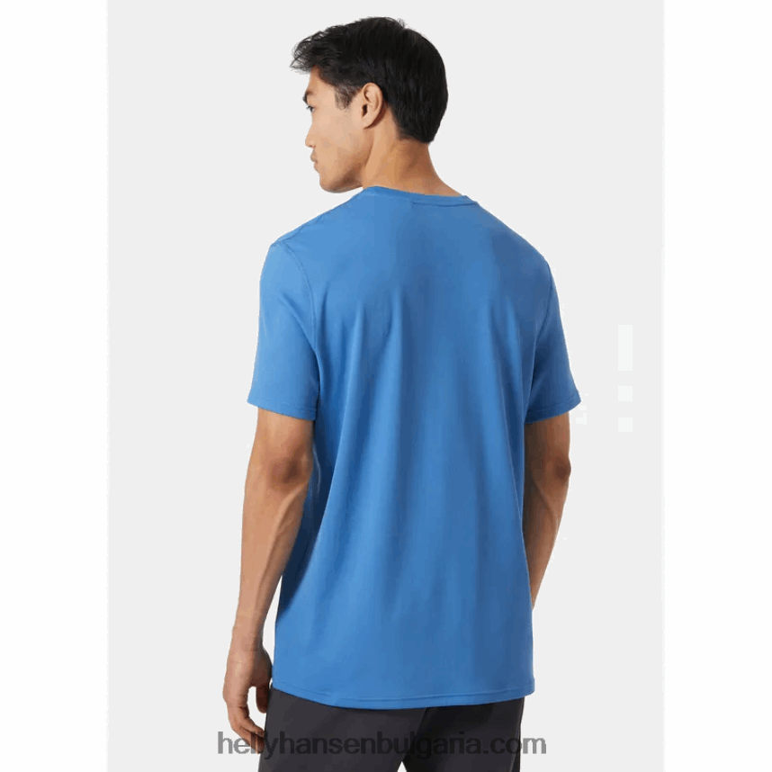 мъже мъжка тениска hh lifa active solen 80V22D939 морско райе Helly-Hansen