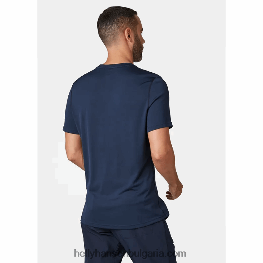 мъже мъжка тениска hh lifa active solen 80V22D942 абанос Helly-Hansen