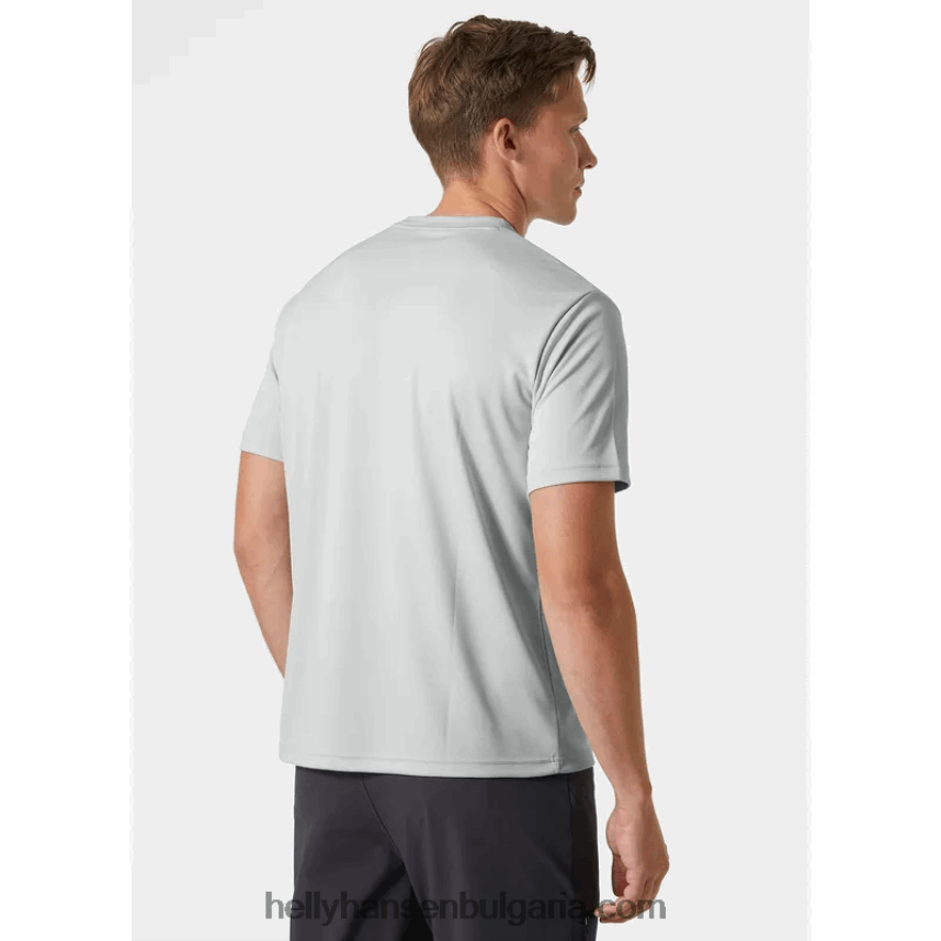 мъже мъжка тениска с графики hh tech 80V22D896 патрулен оран Helly-Hansen