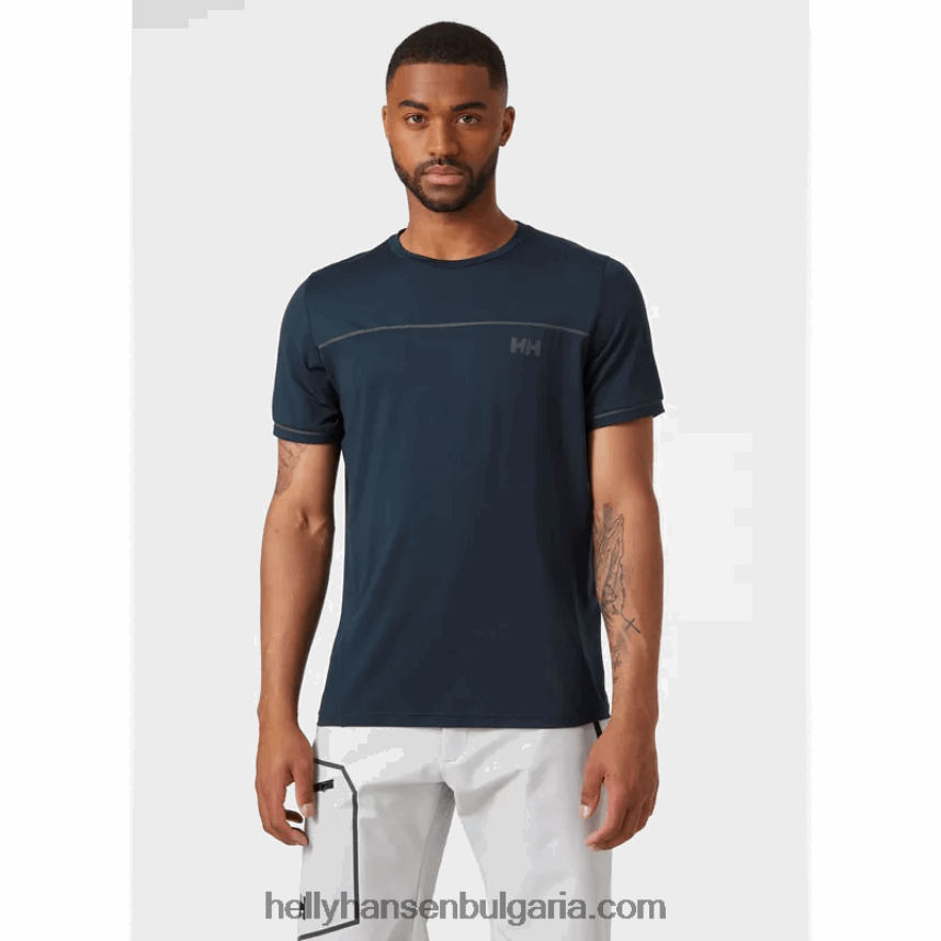 мъже мъжка бързосъхнеща тениска hp ocean 80V22D916 бяло Helly-Hansen