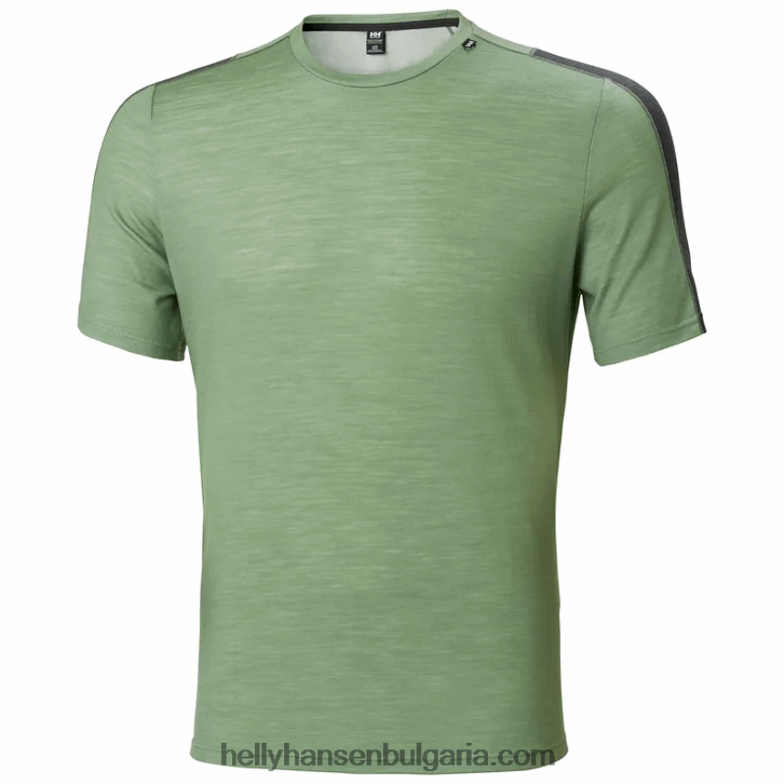 мъже мъжка мериносова олекотена тениска lifa 80V22D921 сив меланг Helly-Hansen