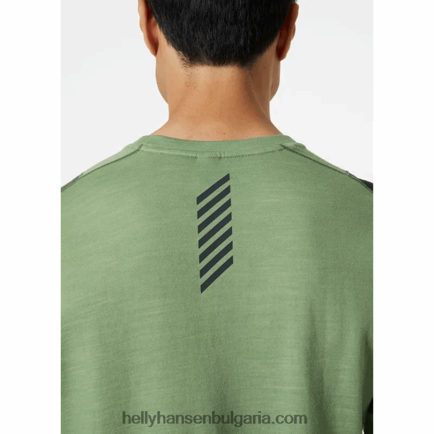 мъже мъжка мериносова олекотена тениска lifa 80V22D921 сив меланг Helly-Hansen