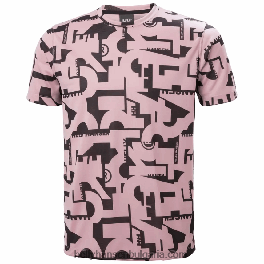 мъже бързосъхнеща мъжка тениска move 80V22D897 сива мъгла Helly-Hansen