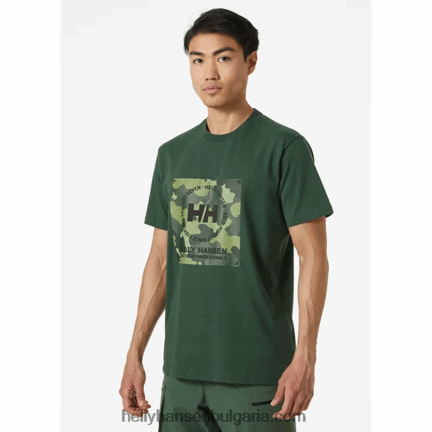 мъже мъжка памучна тениска move 80V22D945 военноморски флот Helly-Hansen