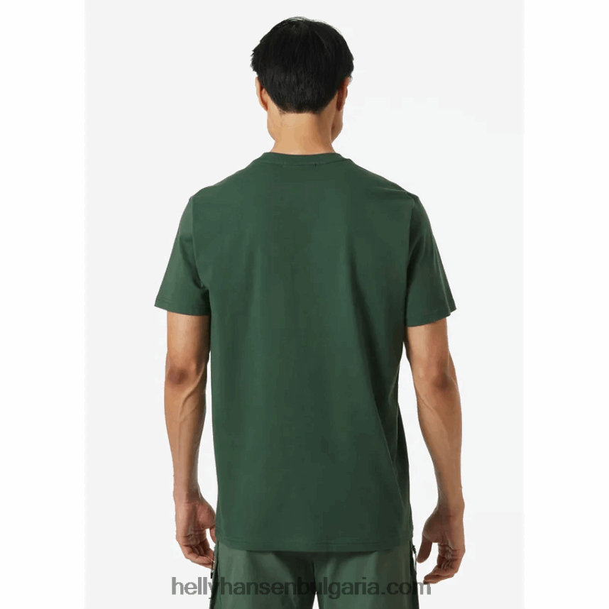 мъже мъжка памучна тениска move 80V22D945 военноморски флот Helly-Hansen