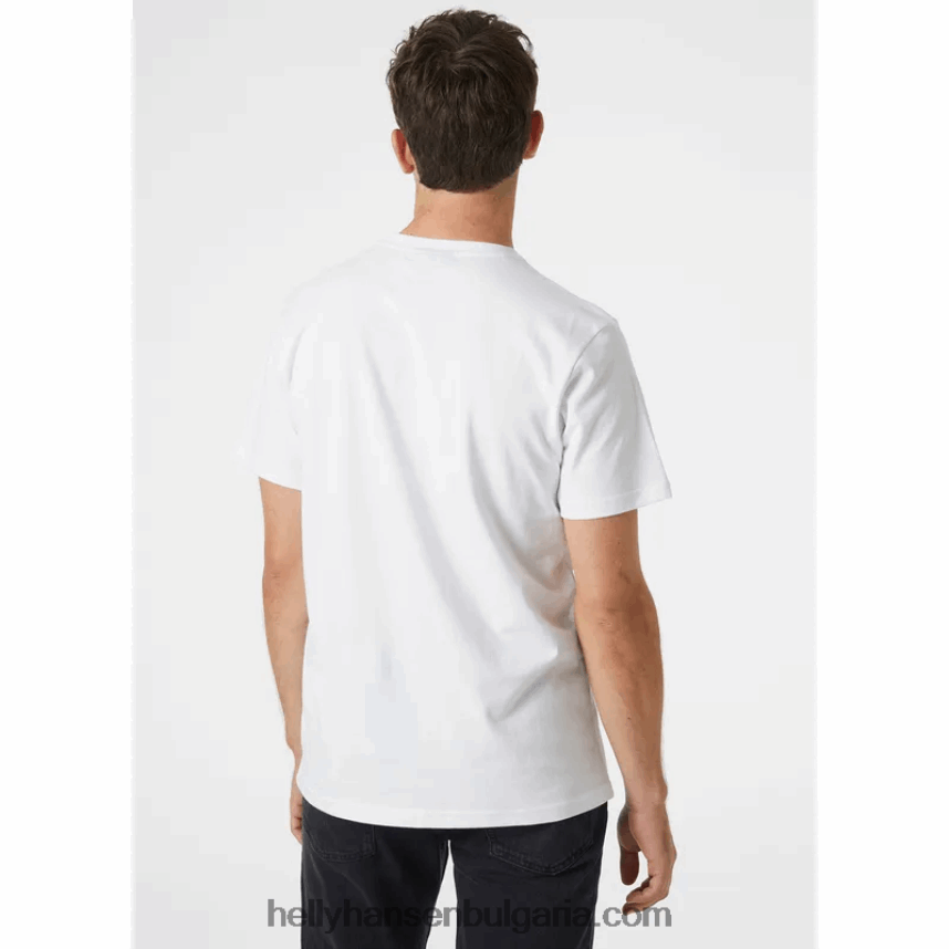 мъже мъжка памучна тениска move 80V22D947 дълбок фиорд Helly-Hansen