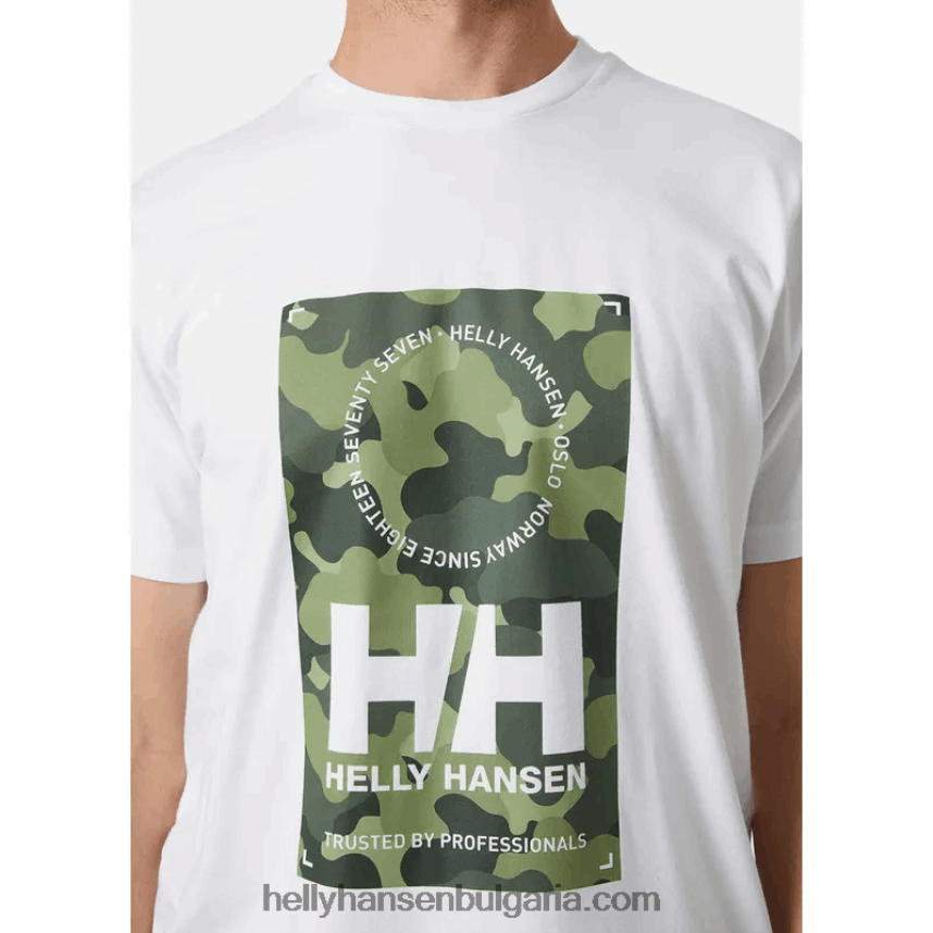 мъже мъжка памучна тениска move 80V22D947 дълбок фиорд Helly-Hansen