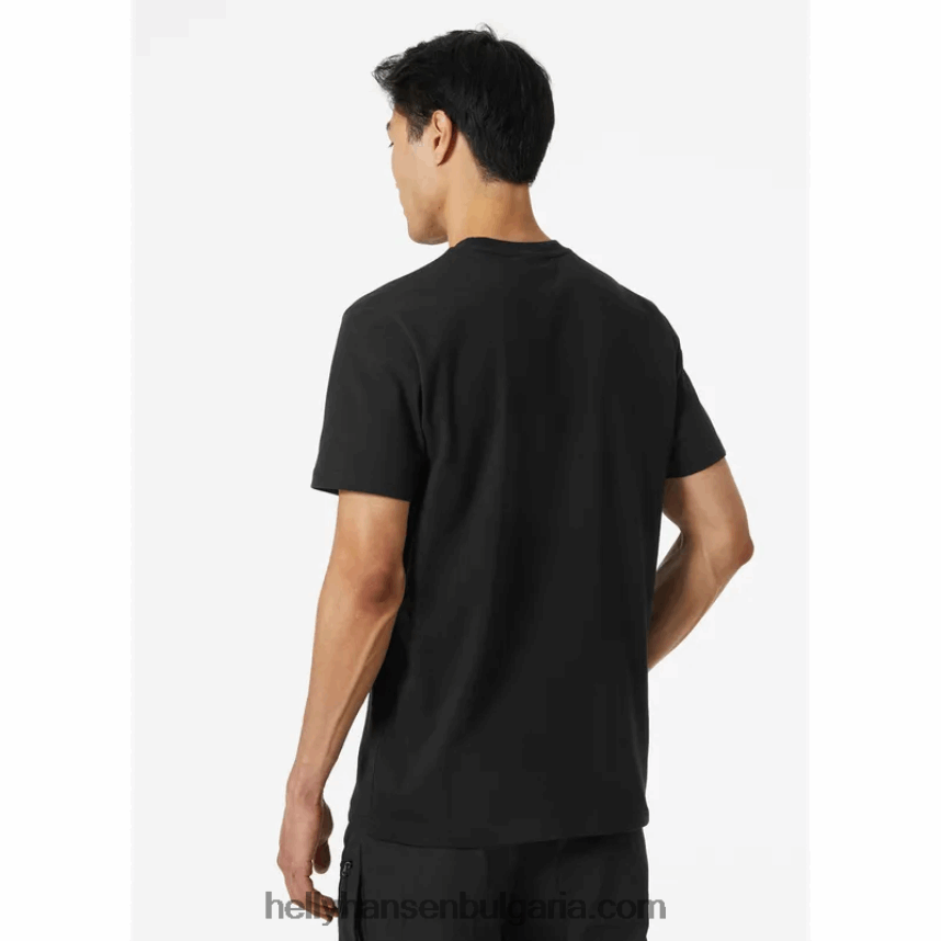 мъже мъжка памучна тениска move 80V22D948 бяло Helly-Hansen