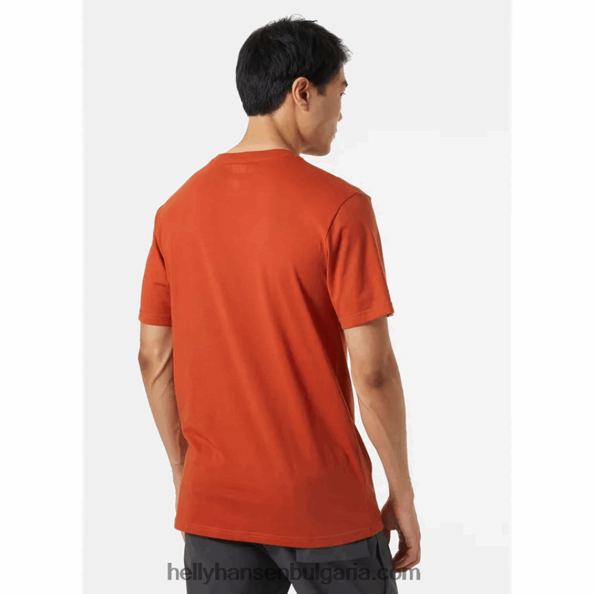 мъже мъжка тениска с графика nord 80V22D881 флот III Helly-Hansen