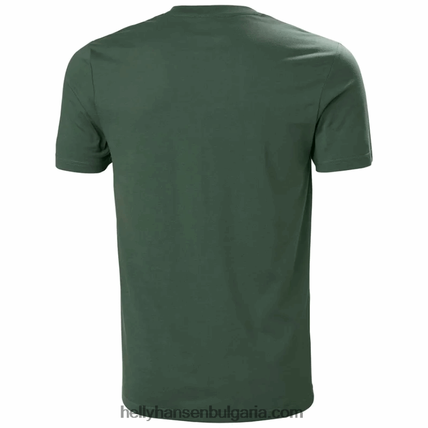 мъже мъжка тениска с графика nord 80V22D882 каньон Helly-Hansen