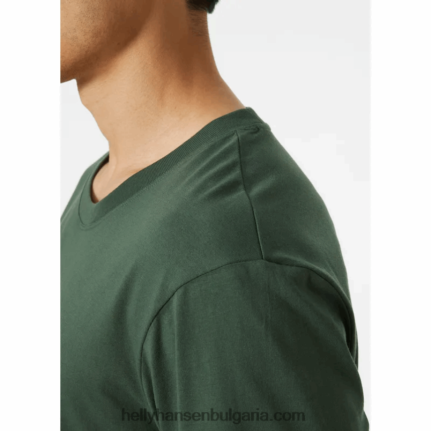 мъже мъжка тениска с графика nord 80V22D882 каньон Helly-Hansen