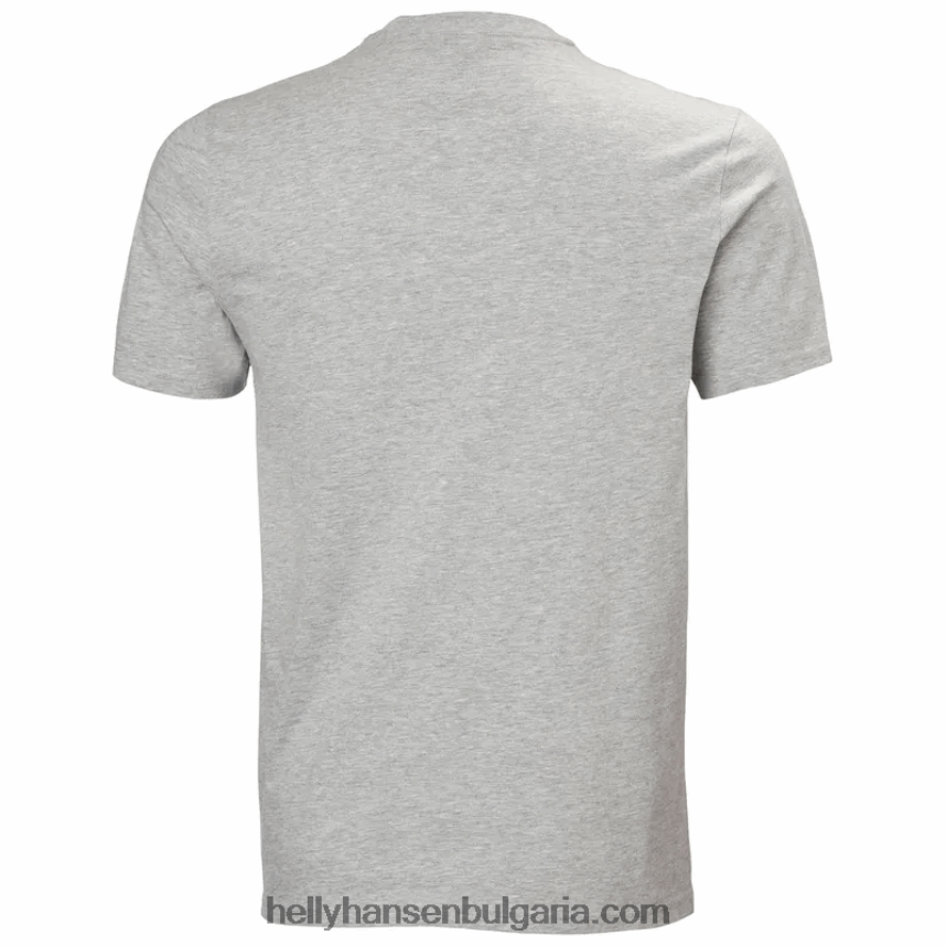 мъже мъжка тениска с графика nord 80V22D884 дълбок фиорд Helly-Hansen