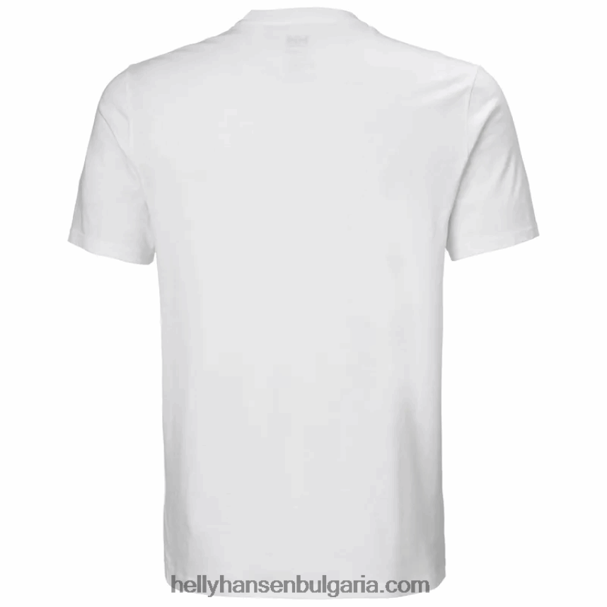 мъже мъжка тениска с графика nord 80V22D885 сив меланг Helly-Hansen