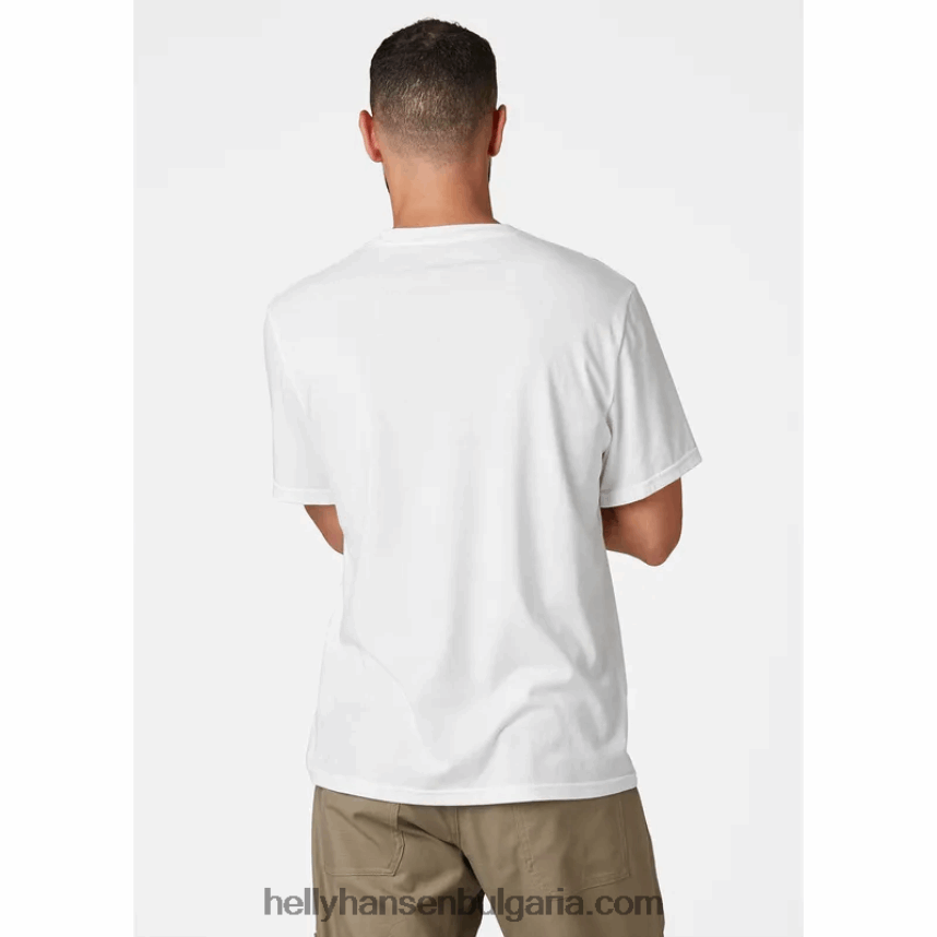 мъже мъжка тениска с графика nord 80V22D887 абанос Helly-Hansen