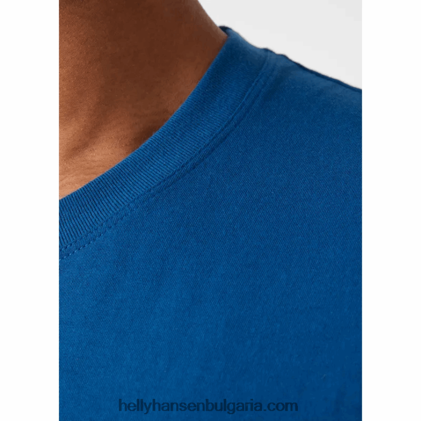 мъже мъжка тениска nord hh с графика 80V22D917 военноморски флот Helly-Hansen
