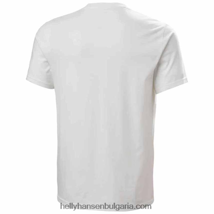 мъже мъжка тениска nord hh с графика 80V22D918 дълбок фиорд Helly-Hansen