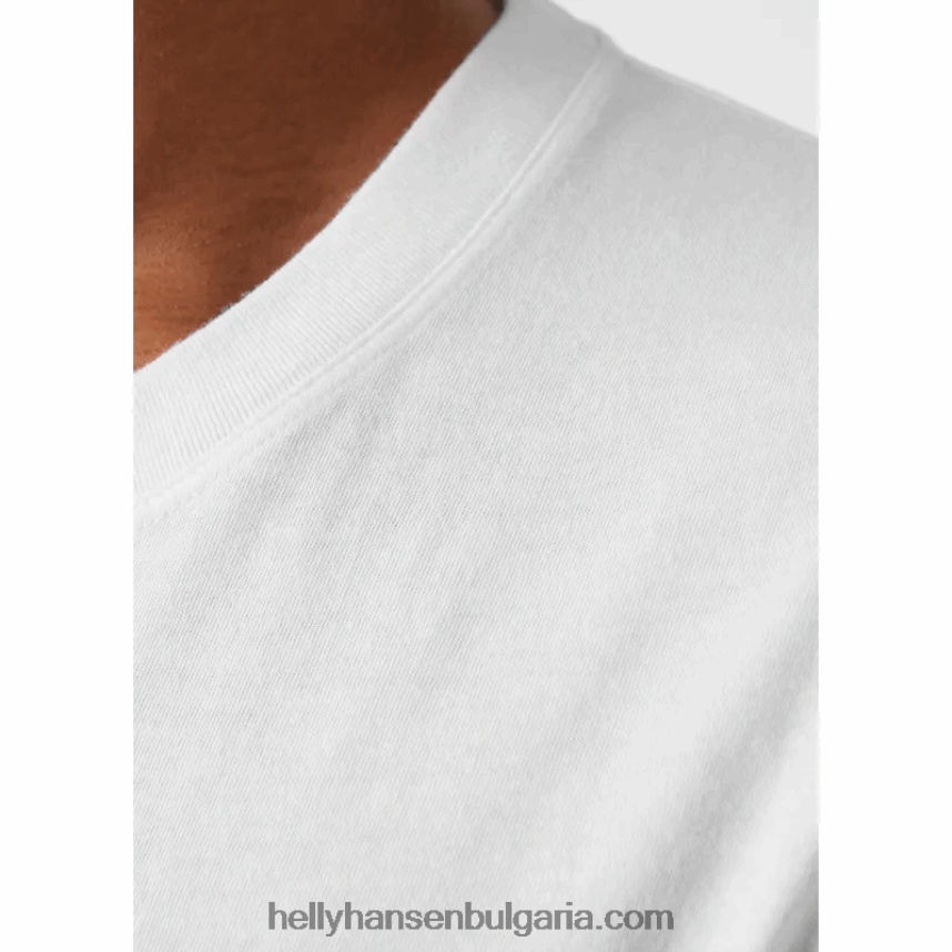 мъже мъжка тениска nord hh с графика 80V22D918 дълбок фиорд Helly-Hansen