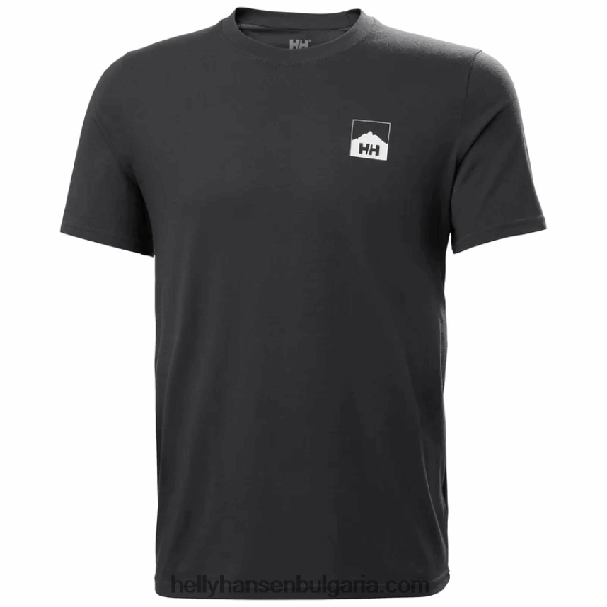 мъже мъжка тениска nord hh с графика 80V22D919 бяло Helly-Hansen