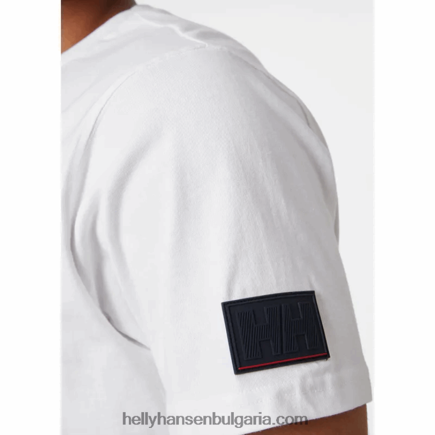 мъже мъжка тениска с rwb графика 80V22D829 военноморски флот Helly-Hansen