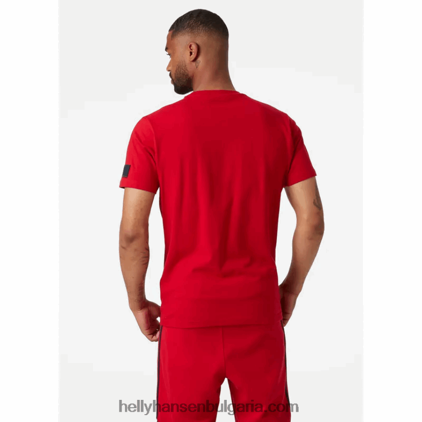 мъже мъжка тениска с rwb графика 80V22D830 бяло Helly-Hansen