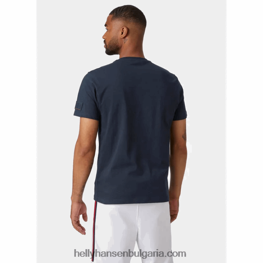 мъже мъжка тениска с rwb графика 80V22D831 червен Helly-Hansen