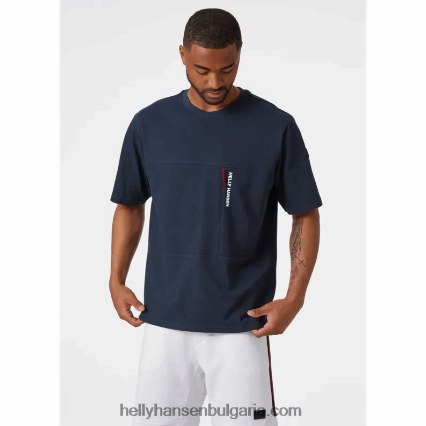 мъже мъжка тениска rwb пике 80V22D944 червен Helly-Hansen