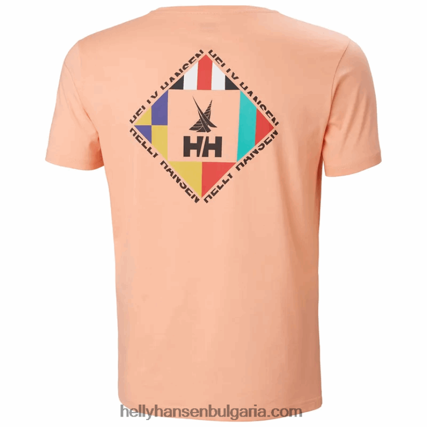 мъже мъжка тениска shoreline 2.0 80V22D832 военноморски флот Helly-Hansen