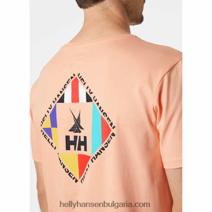 мъже мъжка тениска shoreline 2.0 80V22D832 военноморски флот Helly-Hansen