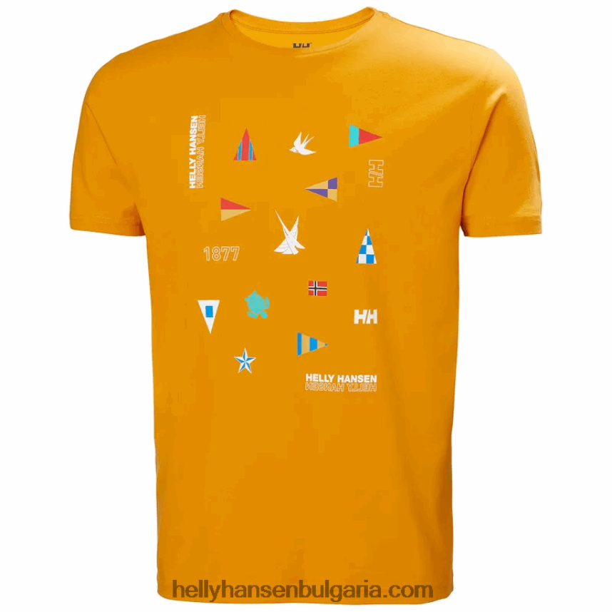 мъже мъжка тениска shoreline 2.0 80V22D833 розов кварц Helly-Hansen