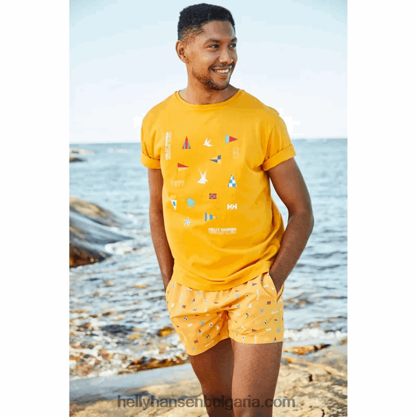 мъже мъжка тениска shoreline 2.0 80V22D833 розов кварц Helly-Hansen