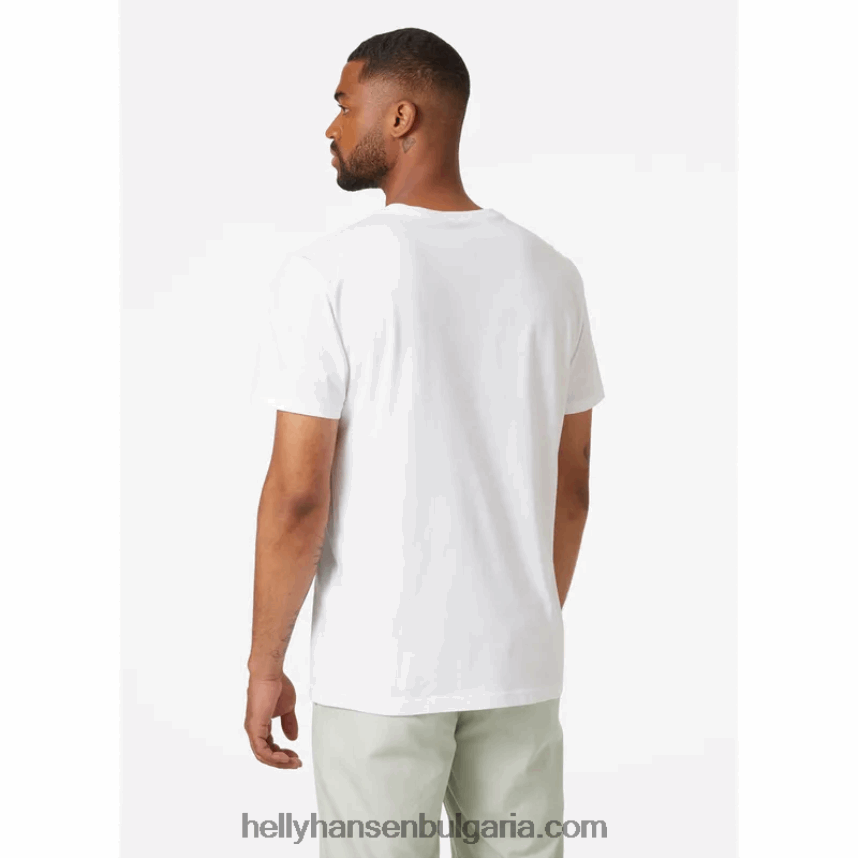 мъже мъжка тениска shoreline 2.0 80V22D836 бяло Helly-Hansen