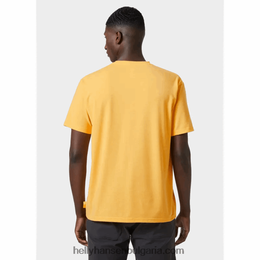 мъже мъжка тениска с рециклирана графика skog 80V22D840 военноморски флот Helly-Hansen