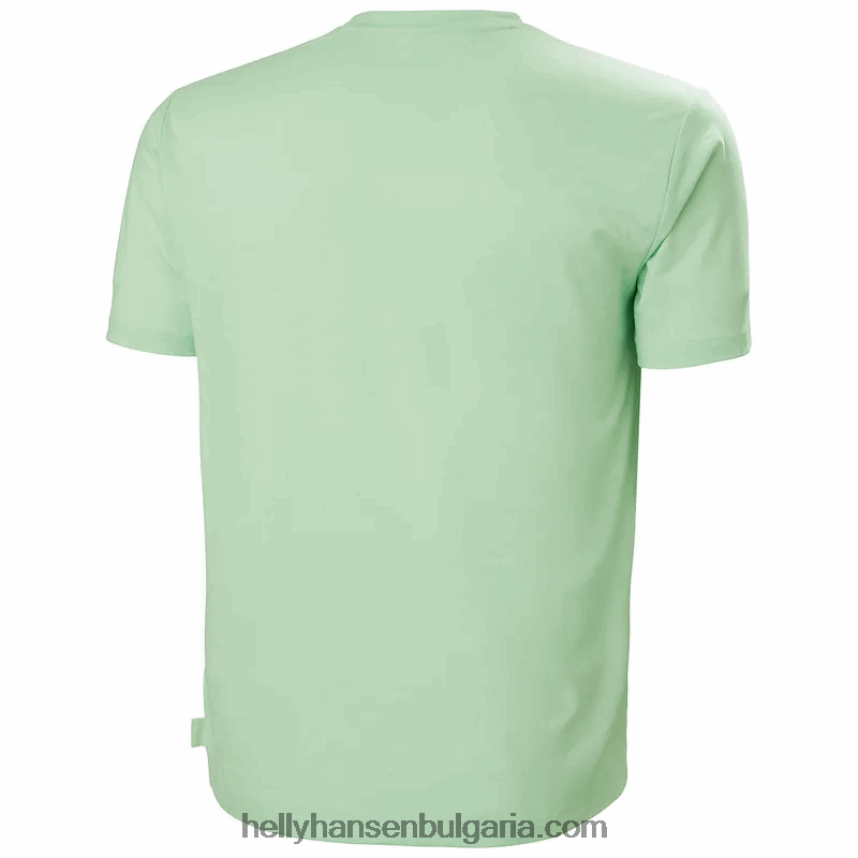 мъже мъжка тениска с рециклирана графика skog 80V22D842 железен оксид Helly-Hansen