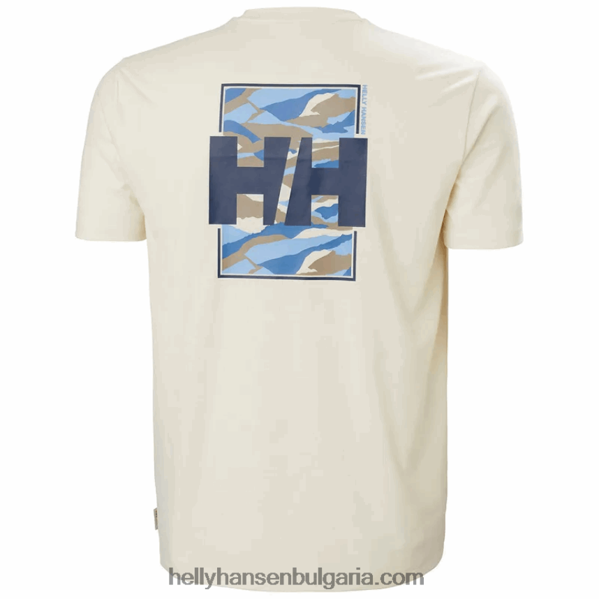 мъже мъжка тениска с рециклирана графика skog 80V22D843 мента Helly-Hansen