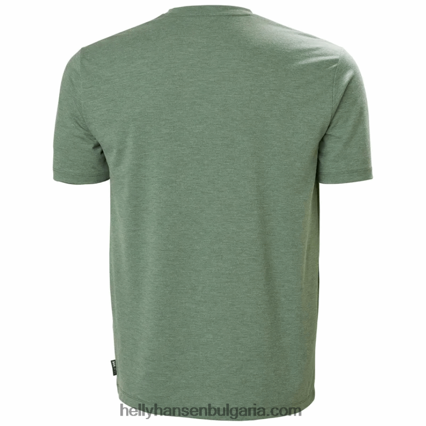 мъже мъжка тениска с рециклирана графика skog 80V22D844 сняг Helly-Hansen