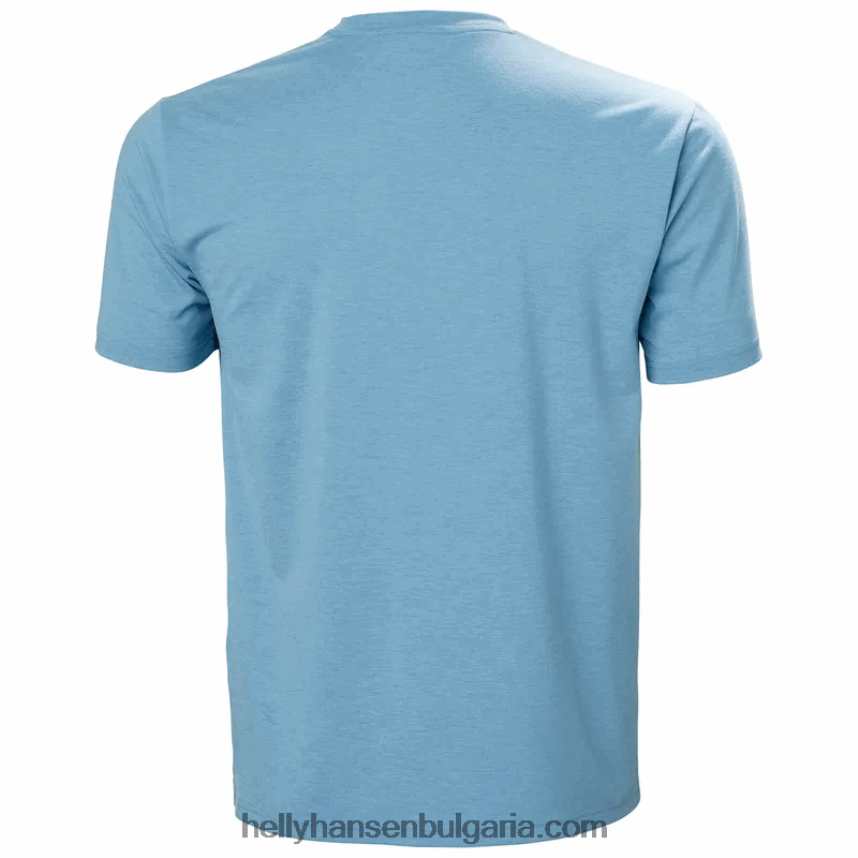 мъже мъжка тениска с рециклирана графика skog 80V22D846 океан Helly-Hansen