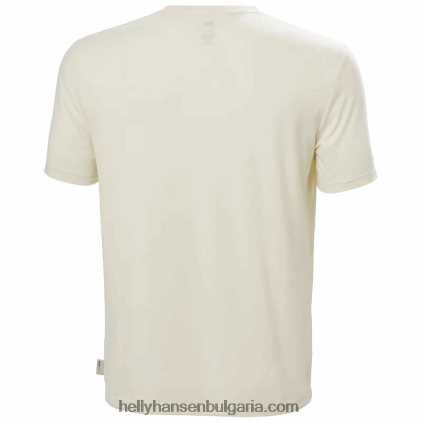 мъже мъжка тениска с рециклирана графика skog 80V22D849 дълбок фиорд Helly-Hansen