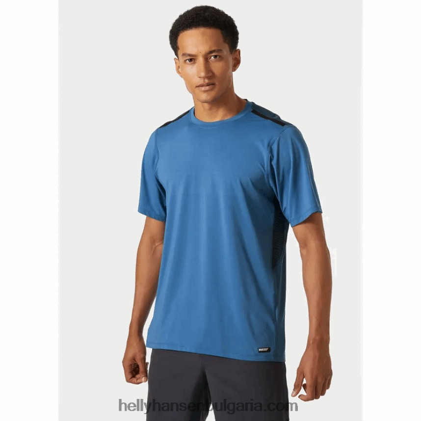 мъже мъжка тениска tech trail 80V22D932 патрулен оран Helly-Hansen