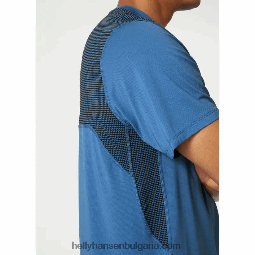 мъже мъжка тениска tech trail 80V22D932 патрулен оран Helly-Hansen