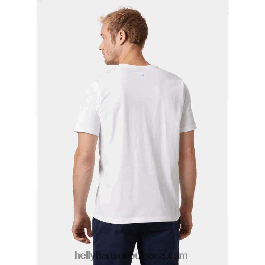 мъже мъжка тениска the ocean race 80V22D872 военноморски флот Helly-Hansen