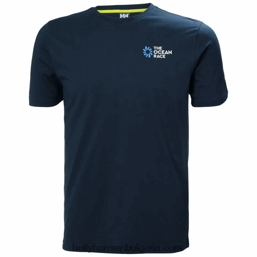 мъже мъжка тениска the ocean race 80V22D873 бяло iii Helly-Hansen